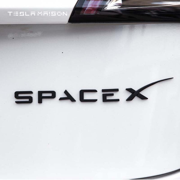 SpaceX Sticker for Tesla Model 3 X Y S - Zinc Alloy 