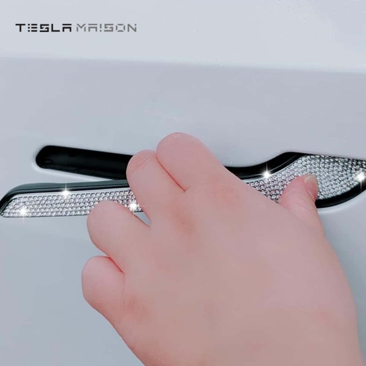 Tesla Model 3/Y Bling Diamond Decal Door Handle Wrap Stickers – Tesla Maison