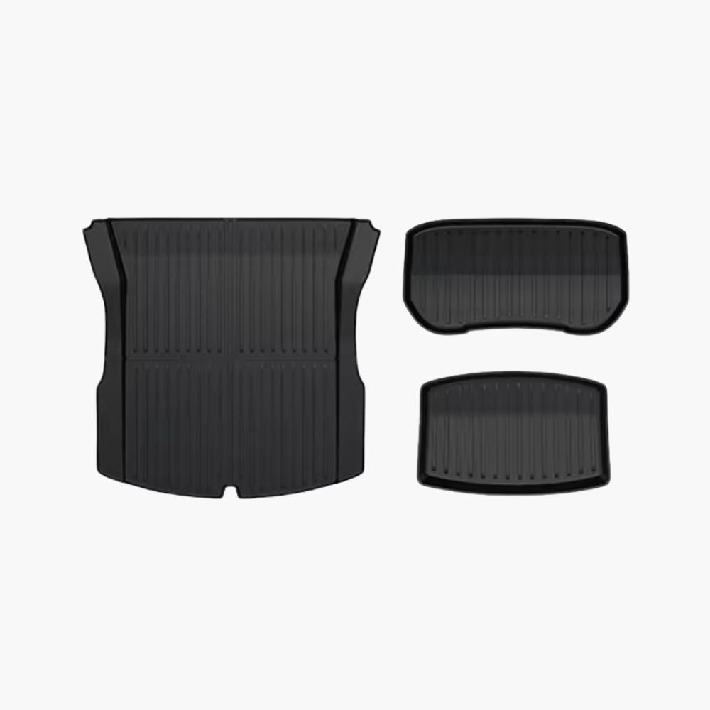 Model 3 2024 Highland Interior Liners Pack - Front & Rear Truck Liners - 3 Pcs - Tesla Maison