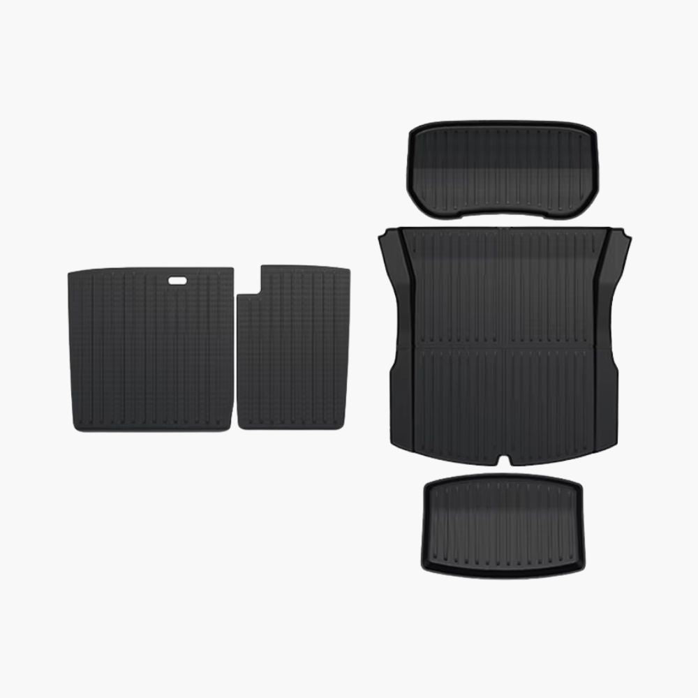 Model 3 2024 Highland Interior Liners Pack - Seat Floor & Rear Seat Back Pads - 5 Pcs - Tesla Maison
