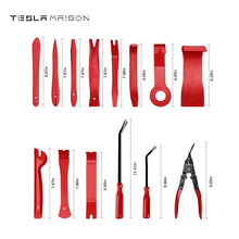 Load image into Gallery viewer, 19-Piece Trim Removal Tool Kit For Tesla Interiors And Exterior Demolition -19 PCS RED---Tesla Maison