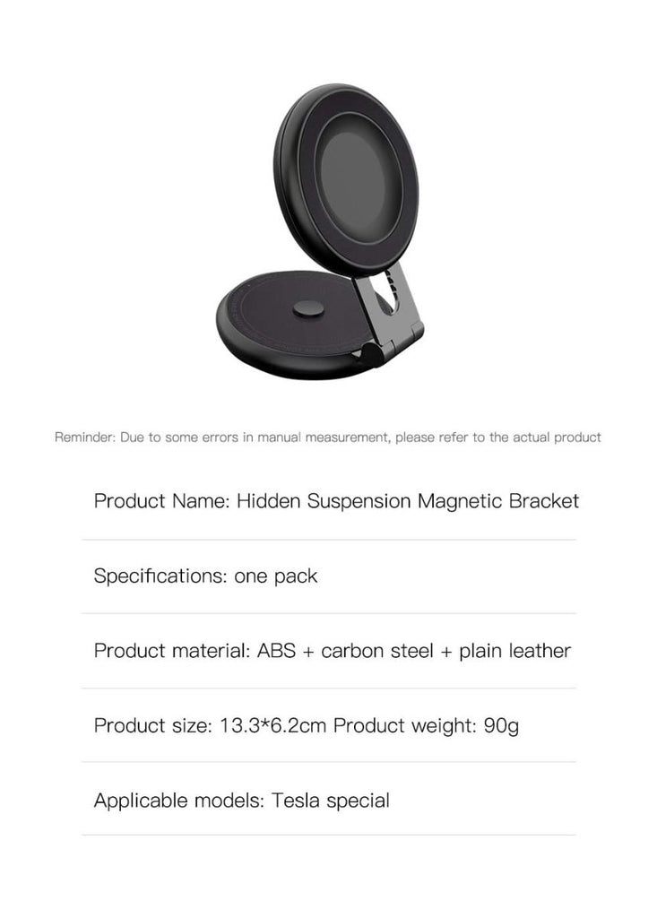 360 Degree Rotation Magnetic Car Phone Mount for Tesla Model 3 & Tesla Model Y -Charge Version---Tesla Maison
