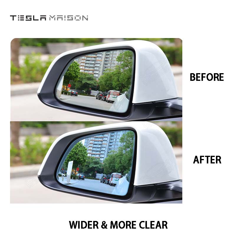 800R Wide Angle Side Replacement Anti-Dazzle Mirror for Tesla Model 3 -White---Tesla Maison