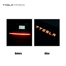 Load image into Gallery viewer, Acrylic Rear Window Brake Light Sticker for Tesla Model 3 ----Tesla Maison
