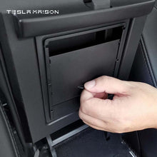 Load image into Gallery viewer, Armrest Box Storage for Small Items with Hidden Design -Transparent---Tesla Maison