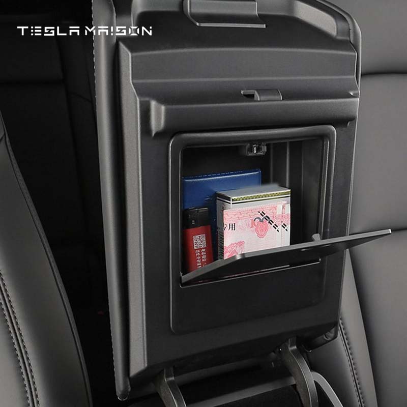 Auto Armrest Box Storage for Small Items with Hidden Design ----Tesla Maison