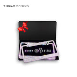 Black Sparkle License Plate Frame - Add Some Glam to Your Ride