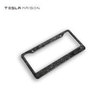 Load image into Gallery viewer, Carbon Fiber License Plate Frame - Protect Your Plate - Fit for Tesla Model 3YXS ----Tesla Maison