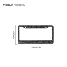 Load image into Gallery viewer, Carbon Fiber License Plate Frame - Protect Your Plate - Fit for Tesla Model 3YXS ----Tesla Maison
