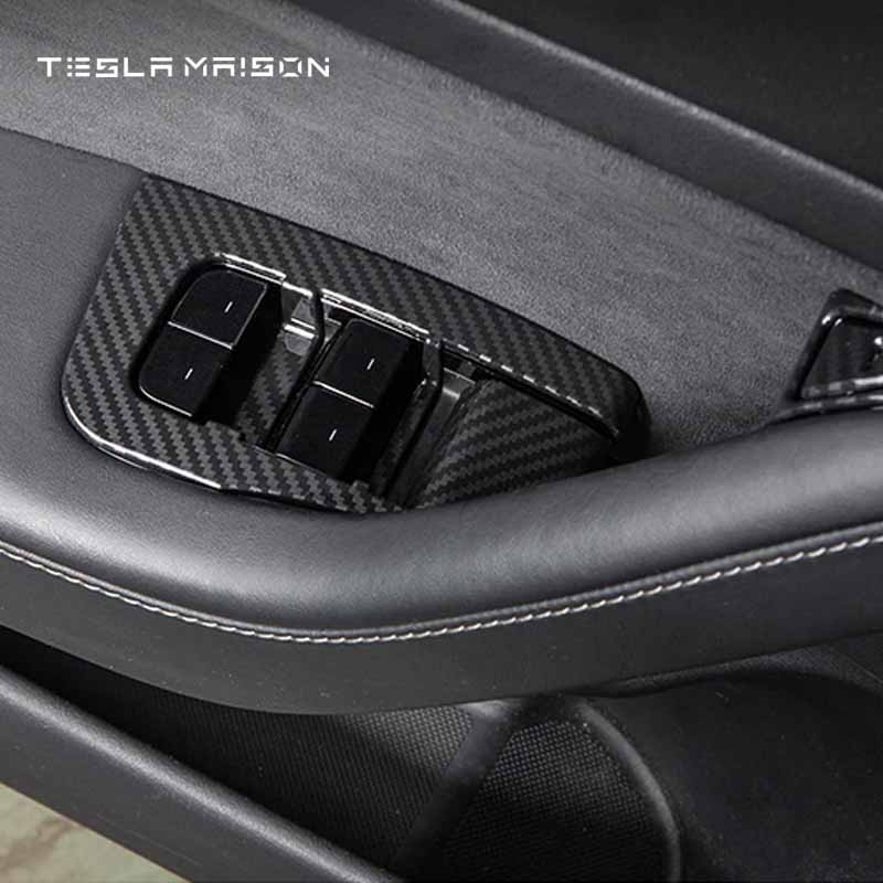 Carbon Fiber Window Lifter Switch Buttons for Tesla Model 3/Y - 14PCS -14pcs 2017-2020---Tesla Maison