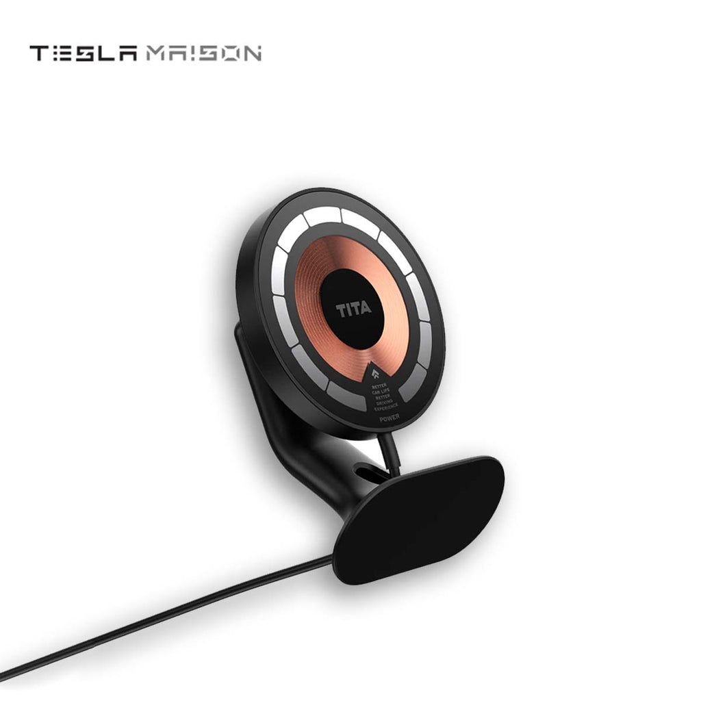 Magnetic Mobile Phone Mount Wireless Charging for Tesla Model 3/Y ----Tesla Maison