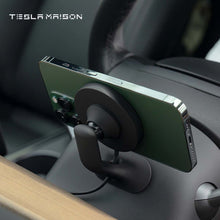 Load image into Gallery viewer, Magnetic Mobile Phone Mount Wireless Charging for Tesla Model 3/Y ----Tesla Maison