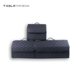 Multipurpose Collapsible Car Trunk Storage Organizer - All Black