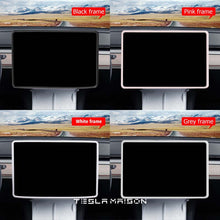 Load image into Gallery viewer, Silicone Central Screen Frame Protector for Tesla Model 3 &amp; Tesla Model Y -Pink-Tesla Model 3 &amp; Tesla Model Y--Tesla Maison