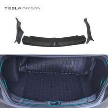 Load image into Gallery viewer, Tesla Model 3 2017-2022 Rear Trunk Sill Plate TPE Rubber Protector -Full Set-Tesla Model 3 2017-2022--Tesla Maison