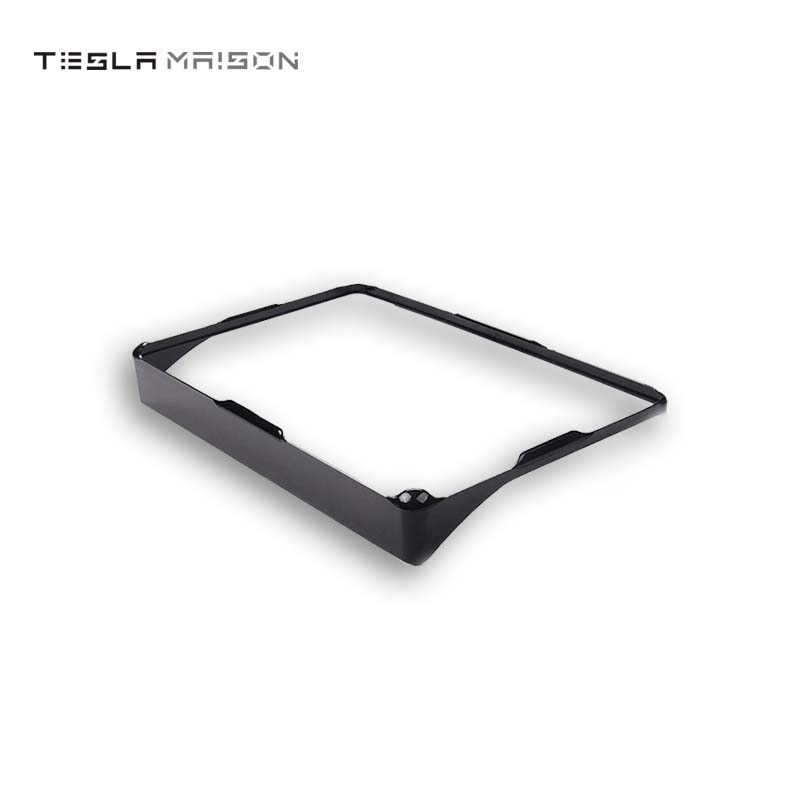Tesla Model 3 and Model Y Central Console Screen Sunshade Frame -Bright black---Tesla Maison