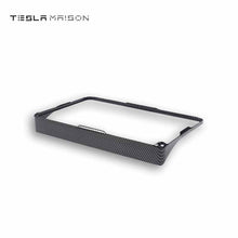 Load image into Gallery viewer, Tesla Model 3 and Model Y Central Console Screen Sunshade Frame -Glossy carbon---Tesla Maison