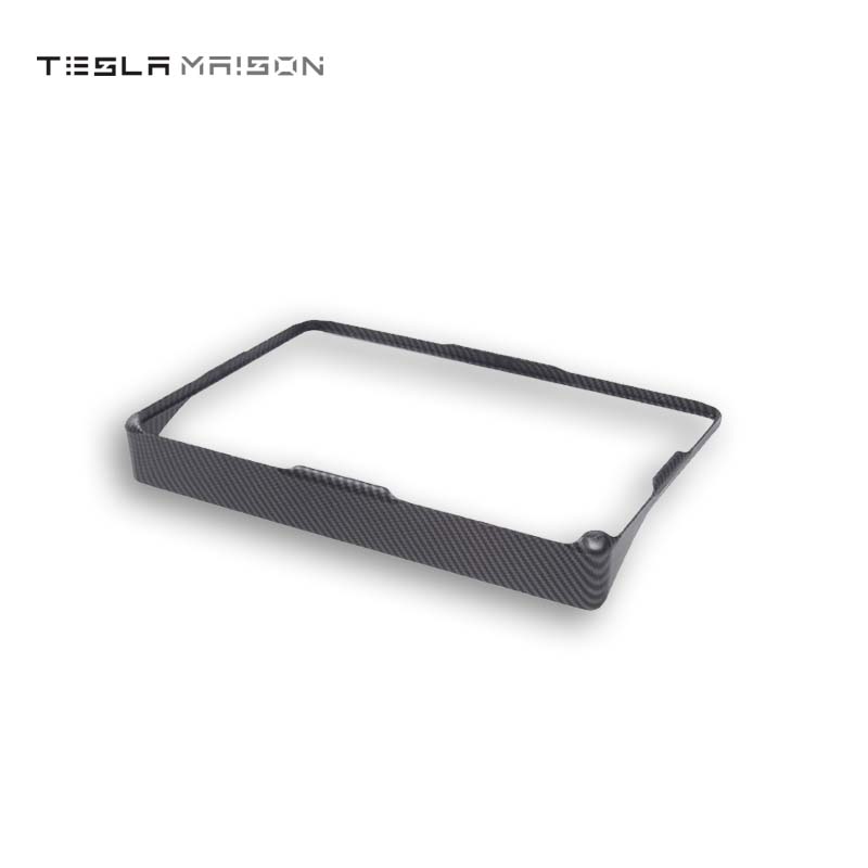 Tesla Model 3 and Model Y Central Console Screen Sunshade Frame -Matte carbon---Tesla Maison