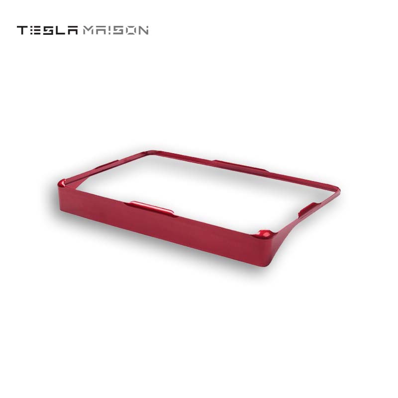 Tesla Model 3 and Model Y Central Console Screen Sunshade Frame -Red---Tesla Maison