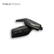 Load image into Gallery viewer, Tesla Model 3 and Model Y Gear Shift Lever Wiper Column Cover -Gloss Carbon Black---Tesla Maison