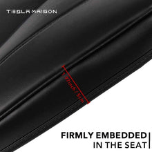 Load image into Gallery viewer, Tesla Model 3 and Model Y Leather Back Seat Kick Protectors Covers -White-2pcs / 1 Set--Tesla Maison