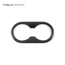 Load image into Gallery viewer, Tesla Model 3 and Model Y Three Rear Seat Cup Holder Trim Cover -Black-Tesla Model 3 &amp; Tesla Model Y--Tesla Maison