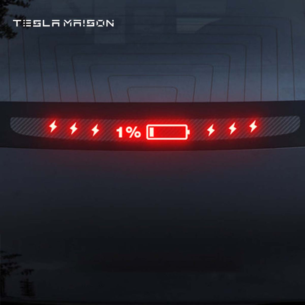 Tesla Model 3 High Mounted Brake Acrylic Projection Board Decal -C-Tesla Model 3--Tesla Maison