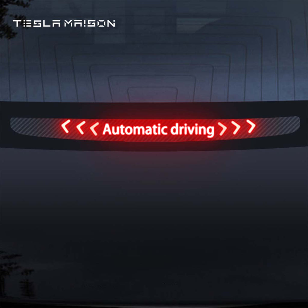 Tesla Model 3 High Mounted Brake Acrylic Projection Board Decal -E-Tesla Model 3--Tesla Maison