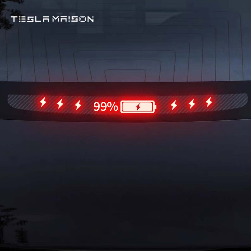 Tesla Model 3 High Mounted Brake Acrylic Projection Board Decal -F-Tesla Model 3--Tesla Maison