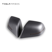 Load image into Gallery viewer, Tesla Model 3 Mirror Cover With LED Turn Signal Rear View Mirror Cover -Gray---Tesla Maison