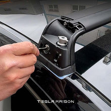 Load image into Gallery viewer, Tesla Model 3 &amp; Model Y Aluminum Roof Rack Cargo Cross Bars (Set Of 2) -Tesla Model Y (2019-2023)---Tesla Maison