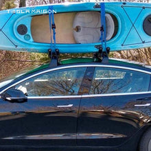Load image into Gallery viewer, Tesla Model 3 &amp; Model Y Aluminum Roof Rack Cargo Cross Bars (Set Of 2) -Tesla Model Y (2019-2023)---Tesla Maison