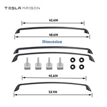 Load image into Gallery viewer, Tesla Model 3 &amp; Model Y Aluminum Roof Rack Cargo Cross Bars (Set Of 2) -Tesla Model Y (2019-2023)---Tesla Maison