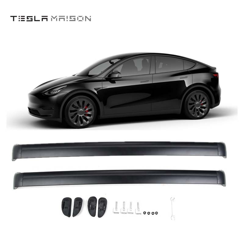 Tesla Model 3 & Model Y Aluminum Roof Rack Cargo Cross Bars (Set Of 2) -Tesla Model Y (2019-2023)---Tesla Maison