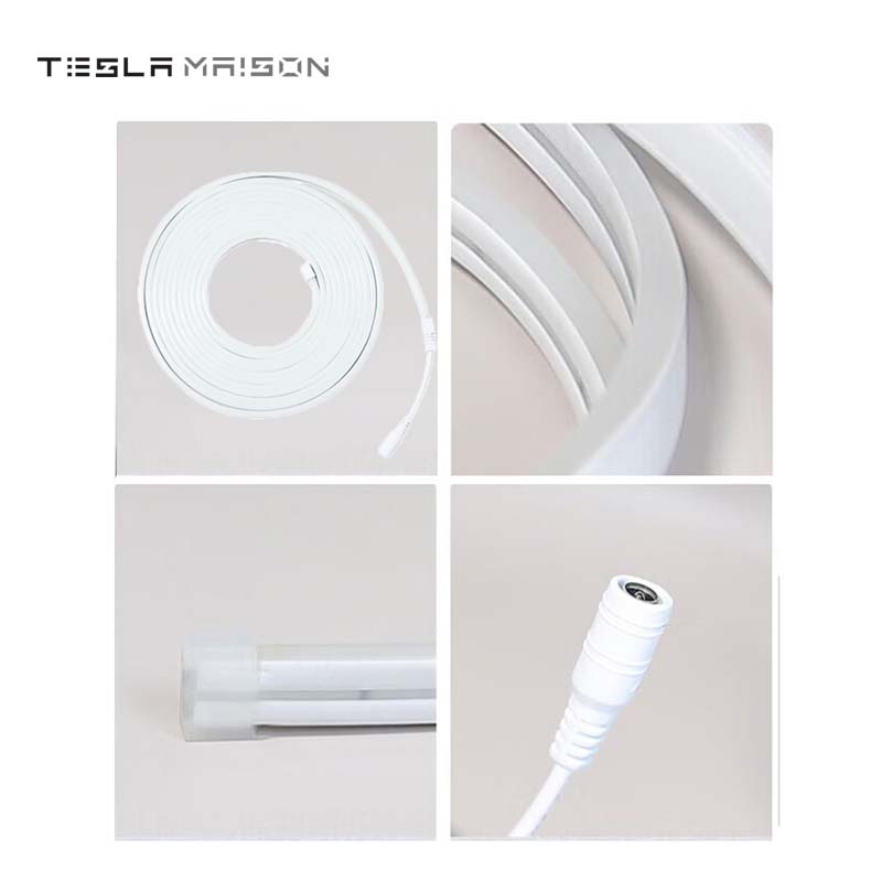 Tesla Model 3 & Model Y Trunk Ambient Lights Upgrade LED Strip - 5M(16.4ft) -with charger-Red Lights--Tesla Maison