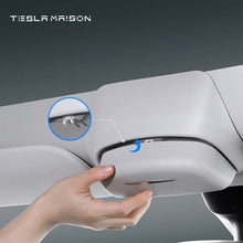 Load image into Gallery viewer, Tesla Model 3 Sunglasses Storage Box | Sunglasses Holder -Suede-Tesla Model 3--Tesla Maison