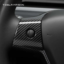 Load image into Gallery viewer, Tesla Model 3/Y 2017-2020 Steering Wheel ABS Protective Trim Frame ----Tesla Maison