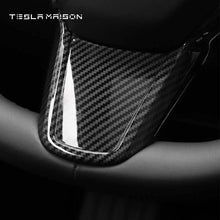 Load image into Gallery viewer, Tesla Model 3/Y 2017-2020 Steering Wheel ABS Protective Trim Frame ----Tesla Maison