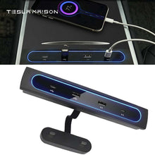 Load image into Gallery viewer, Tesla Model 3/Y 2021-2022 27W Quick Charger USB Docking Station ----Tesla Maison