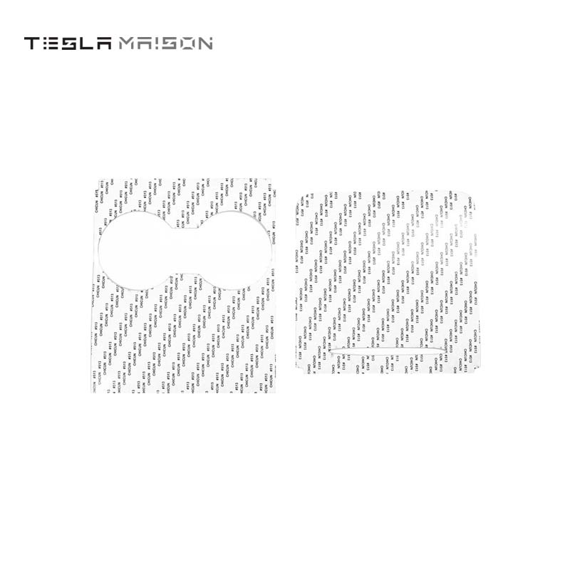 Tesla Model 3/Y 2021- 2022 Premium Suede Center Console Trim Wrap -Black---Tesla Maison