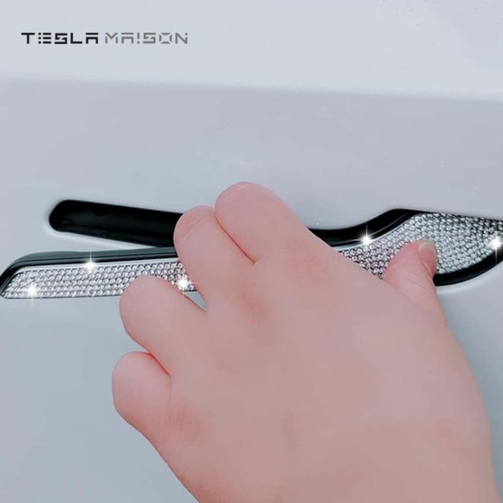 Tesla Model 3/Y Bling Diamond Decal Door Handle Wrap Stickers -Model 3 Y - 4pcs---Tesla Maison