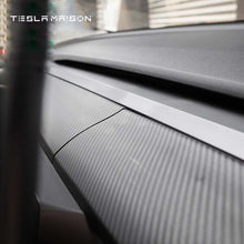 Load image into Gallery viewer, Tesla Model 3/Y Dashboard &amp; Door Trim Cover Set -Glossy Carbon 4pcs---Tesla Maison