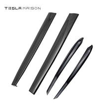 Load image into Gallery viewer, Tesla Model 3/Y Dashboard &amp; Door Trim Cover Set -Piano Black 4pcs---Tesla Maison