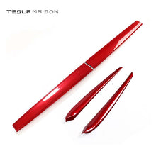 Load image into Gallery viewer, Tesla Model 3/Y Dashboard &amp; Door Trim Cover Set -Satin Red 4pcs---Tesla Maison