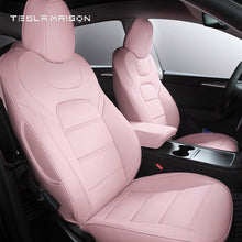 Load image into Gallery viewer, Tesla Model S Premium Nappa Leather Seat Cover -Pink-Tesla Model S Full Surround Seat Covers-7 Seats-Tesla Maison