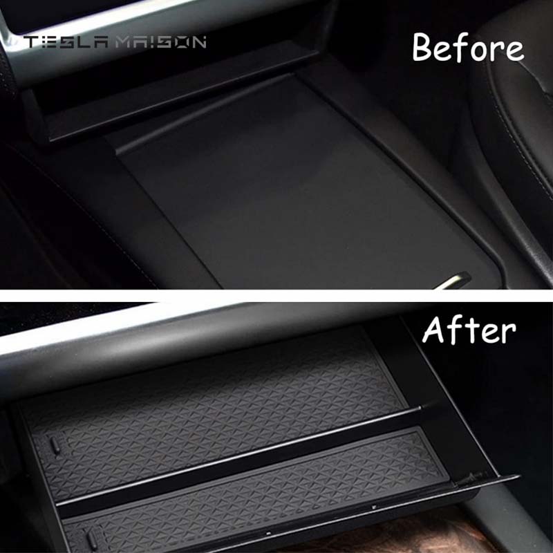 Tesla Model S/X 2012-2021 Center Console Storage Drawer -Only Fit Left Rudder---Tesla Maison
