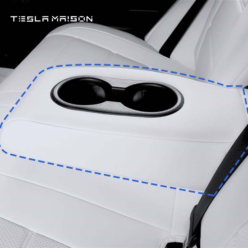 Tesla Model X Premium Nappa Leather Seat Cover -Coffee-7 Seats-Tesla Model S Full Surround Seat Covers-Tesla Maison