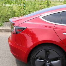 Load image into Gallery viewer, Tesla Model Y (2019-2023) Performance Carbon Fiber Texture Performance Rear Spoiler -Gloss Carbon---Tesla Maison