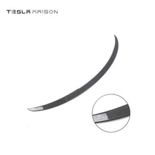 Load image into Gallery viewer, Tesla Model Y (2019-2023) Performance Carbon Fiber Texture Performance Rear Spoiler -Gloss Carbon---Tesla Maison