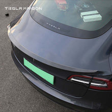 Load image into Gallery viewer, Tesla Model Y (2019-2023) Performance Carbon Fiber Texture Performance Rear Spoiler -Gloss Carbon---Tesla Maison